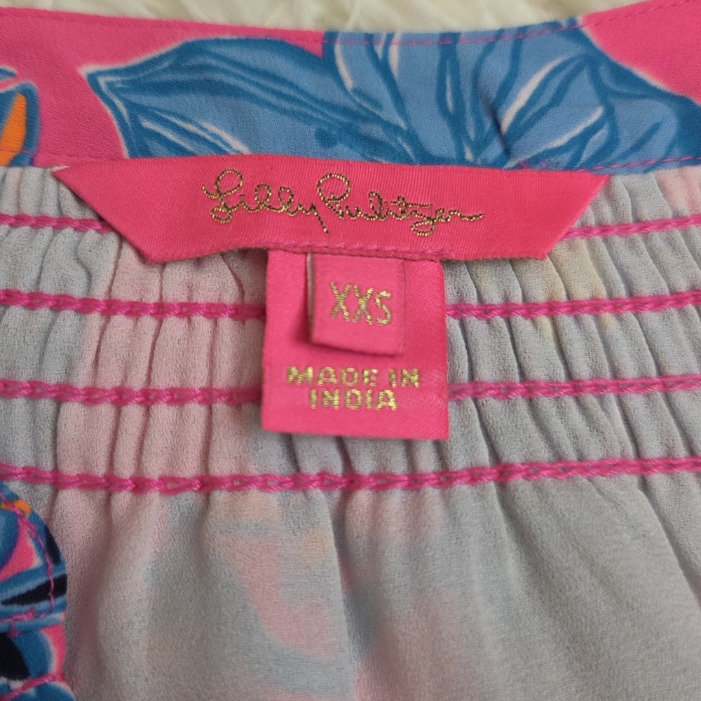 Lilly Pulitzer Lucee Long Sleeve Dress "Blooming For You" - Picture 6 of 13
